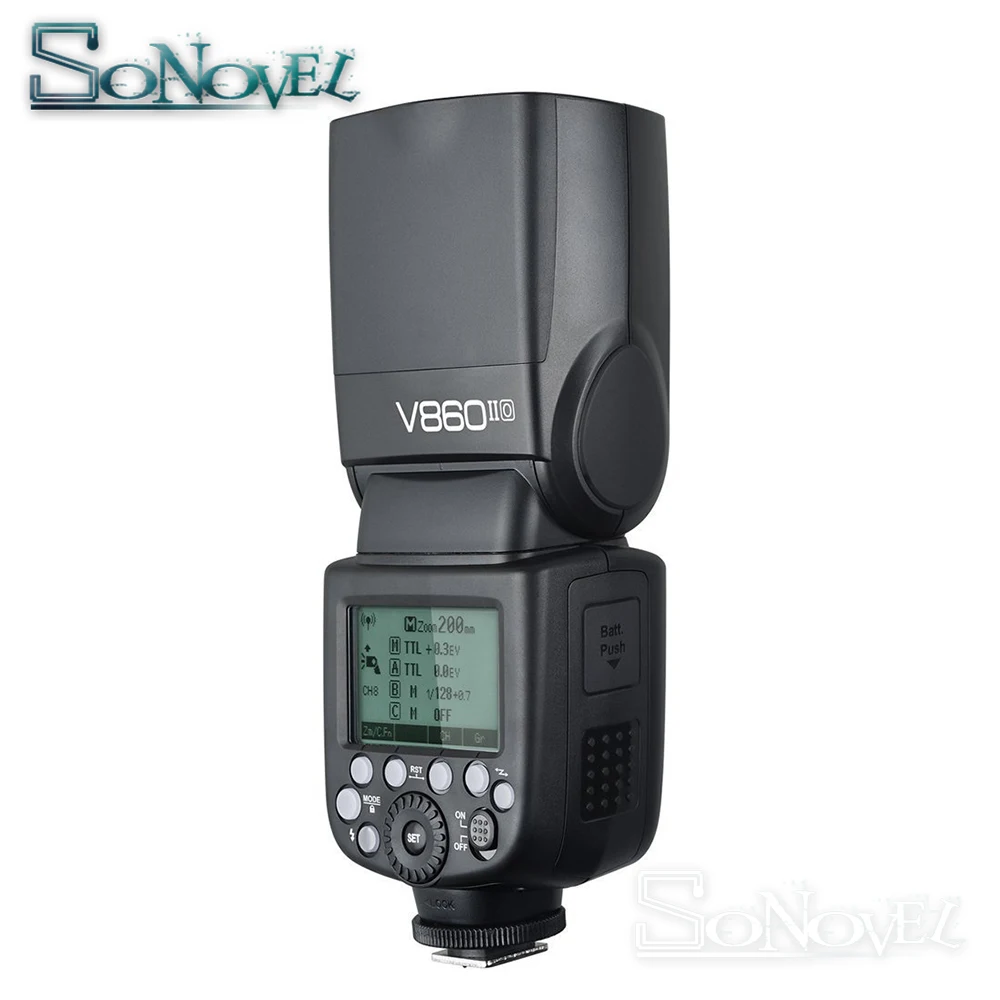 Godox Винг V860II V860II-F 2,4 г HSS 1/8000 литий-ионный аккумулятор TTL вспышка для камеры+ беспроводной передатчик Xpro-F для Fujifilm X-Pro2/1