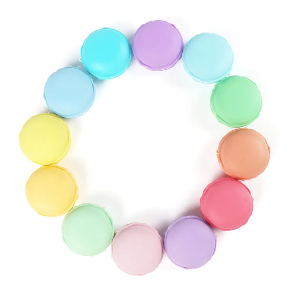 12pcs Magic Colorful Slime Crystal Macaron Slime Putty Soft Squishy Pudding Toy 