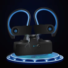 Hadinas TWS наушники 5 0 беспроводная Спортивная Bluetooth гарнитура с
