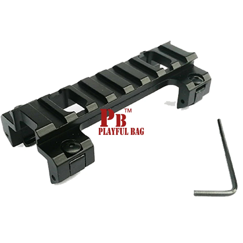 

Toy outdoor shooting sniper cs gel ball of jinming mp5 golgi mp5 mirror bridge elevated guide rail mp5k mirror bridge model