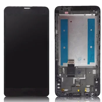 

For Huawei Mate 2 LCD Digitizer Assembly with Frame Replacement Parts Black/White +Free Shipping