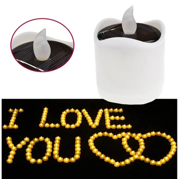 

LED electronic Candle Battery Wedding Decor Romantic Warm White Tea Light Flameless LED Table lamp Candle Night Light