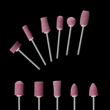 12 шт./компл. DIY Дизайн ногтей Полировка Шлифовальная головка инструменты для дизайна ногтей керамические электрические сверла инструменты для маникюра полировки