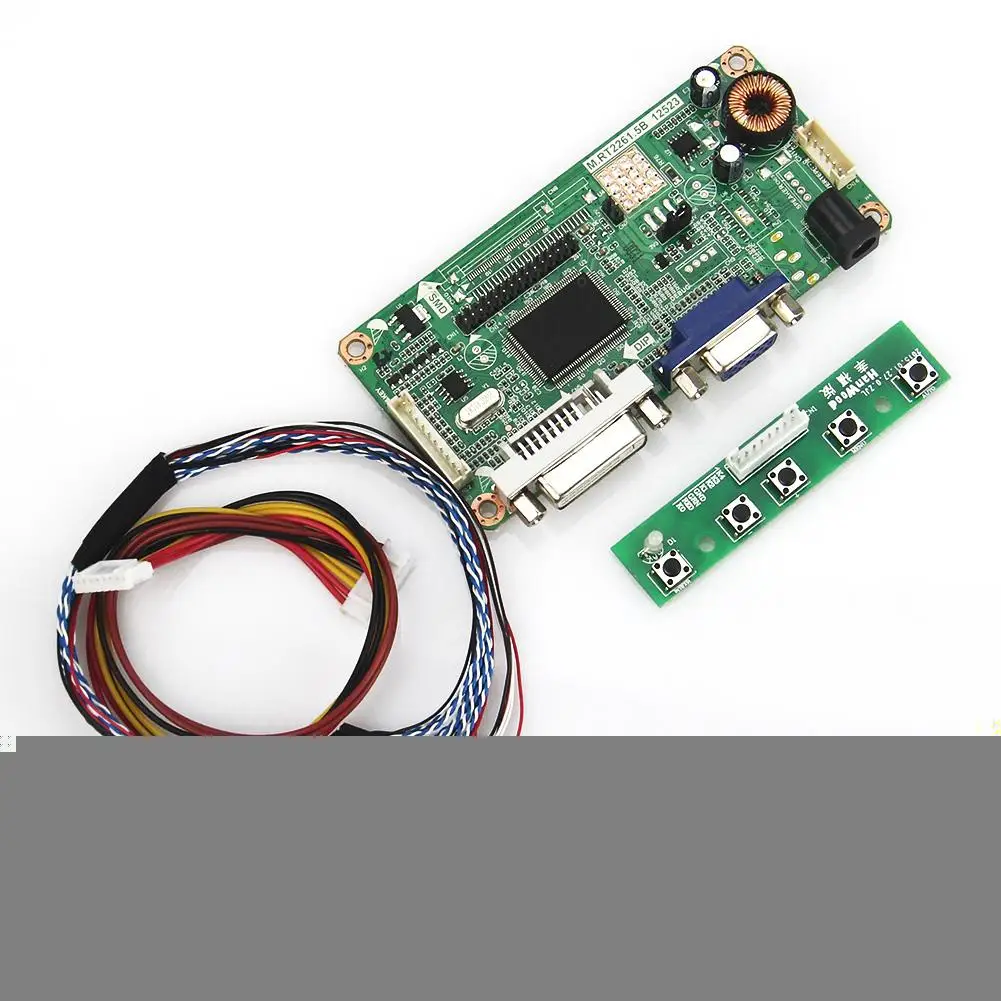 

(VGA+DVI) M.RT2261 LCD/LED Controller Driver Board For PQ 3QI-01 LVDS Monitor Reuse Laptop 1024x600