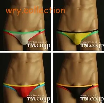 

Hot TM sexy male underwear, Hipster PANT ,low rise brief,assorted colors 2 pcs a lot free shipping