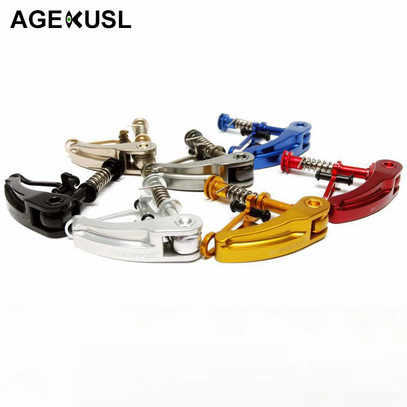 

TWTOPSE 38.6g Bike Seatpost Clamp For Brompton Folding Bicycle Seat Post Quick Release Clamp Titanium Axle Part Accessory