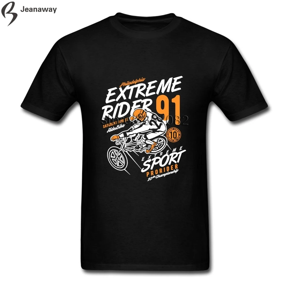 Spring Tee Fashion Design Extreme Rider Tshirts Black Short Sleeve Custom XS-3XL Men Cloth | Мужская одежда