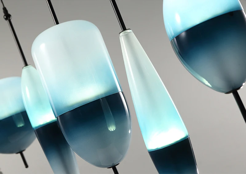 Gradient Droplet Pendant Light Gradient Pendant Lights Droplet Pendant Light