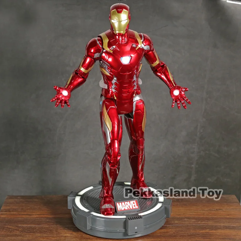 

Marvel Captian America Civil War Iron Man with LED Light PVC Action Figure Collectible Model Toy