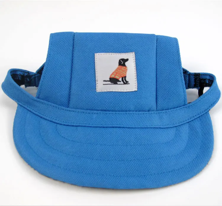 Шляпа для собак с отверстиями для ушей, летняя парусиновая бейсболка для маленьких собак, уличные аксессуары для собак, походные товары для животных, шляпа от солнца для собак XL