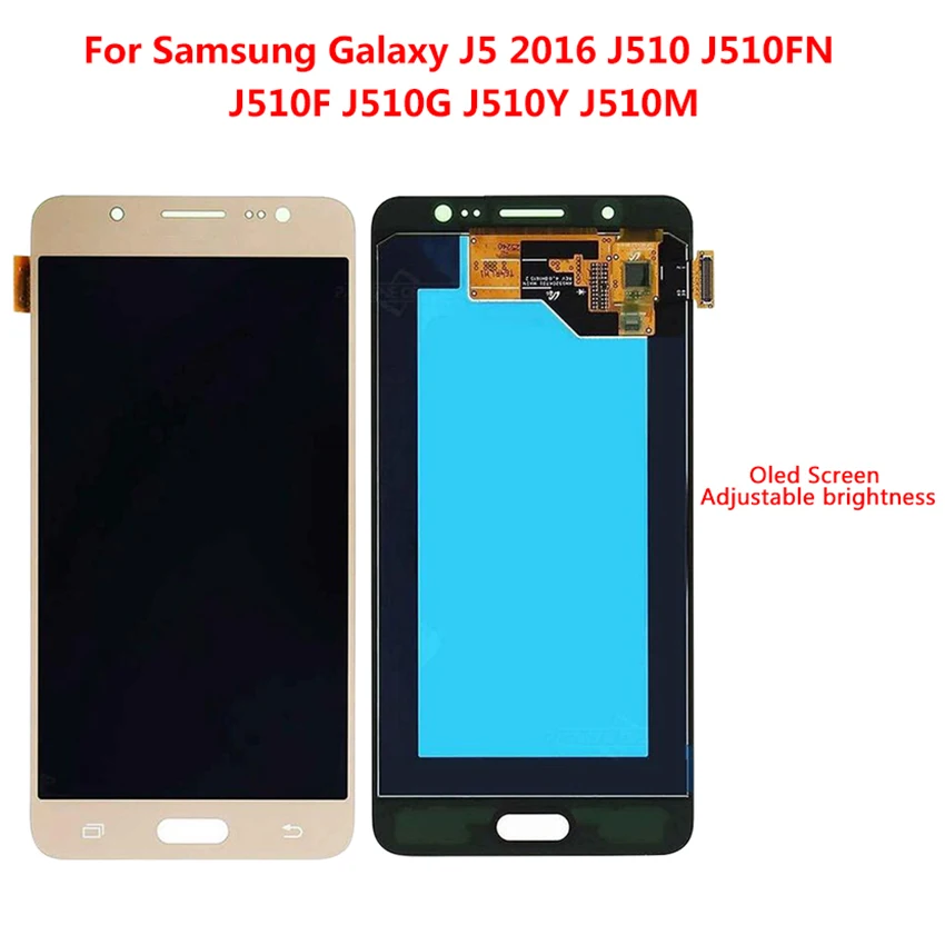 

AMOLED 5.2" For Samsung Galaxy J5 2016 J510 J510F J510M J510Y J510FN LCD Display Touch Screen Digitizer Full Assembly Super