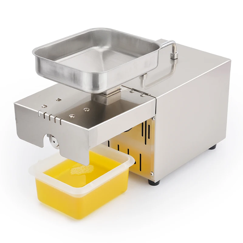 Oil Pressers Cold and hot oil press household small automatic stainless steel peanut German commercial intelligence NEW | Бытовая
