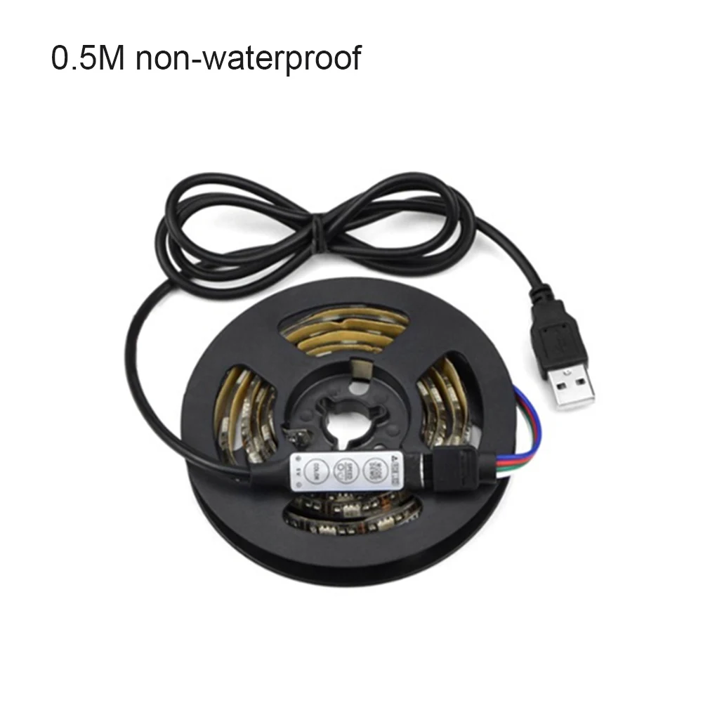 5 в 5050 RGB SMD 60 светодиодные полосы света 8 Тип водостойкий самоклеящийся полосатый