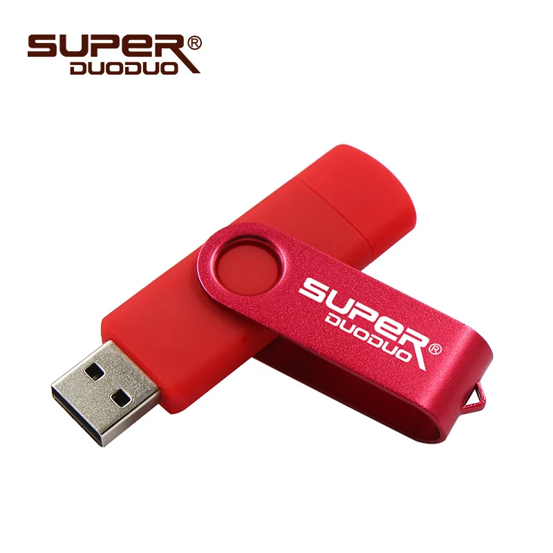 

superduoduo Usb 2.0 Pendrive High Speed USB Flash Drive OTG Pen Drive for Android Mobile/PC 8GB USB Memory Stick 16GB 32GB 64GB