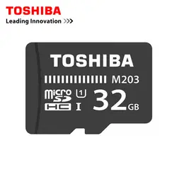 Toshiba 100 м/с карты памяти Micro SD карта 32 GB Class10 UHS-1 SDHC флэш-карты памяти Microsd для смартфонов/Таблица 90 м/с