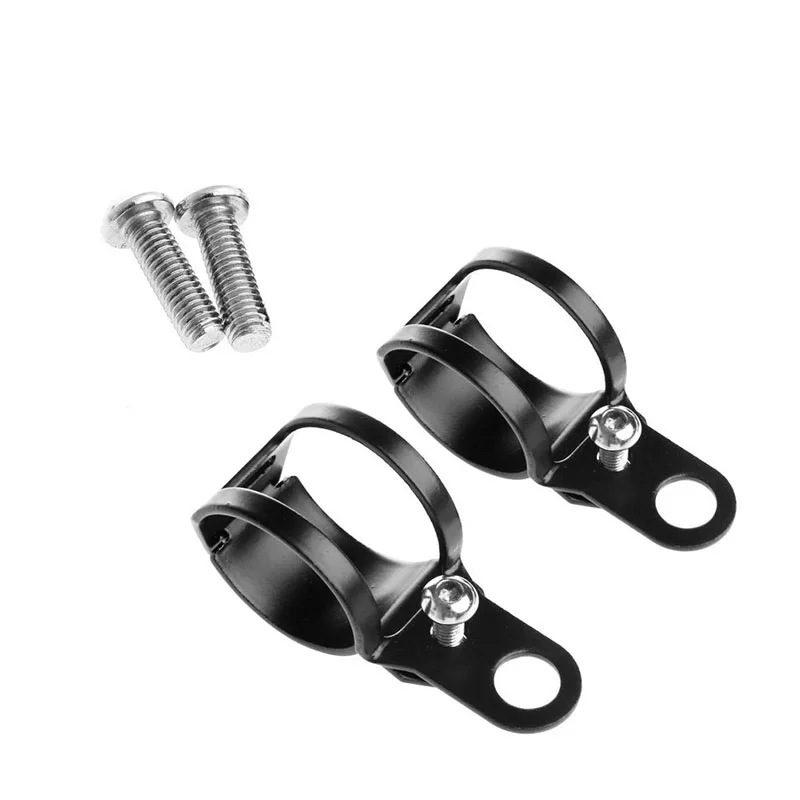 

Mount Motorcycle Accessory Kit Universal 1 Pair For 30-45mm 190*45*30mm Headlight Black Fork Ear Clamp Light Brackets