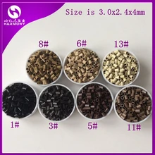 1000 шт./пакет, 3,0 мм x 2,4 мм x 4,0 мм) HARMONY Blonde не расклешенные медные микро-кольца трубки без силикона для наращивания волос istip