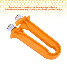 Оранжевый 2 в 1 обжимной инструмент жильный кабель зажимное устройство обжимной Втягивающим инструмент гнезда Пчеловодство оборудования