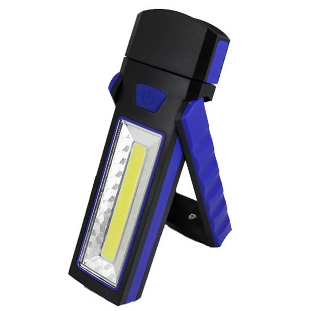

AAA Battery LED Flashlight Torch Work Light Stand COB Magnetic Built-in Battery Bright Repair Work Lamp