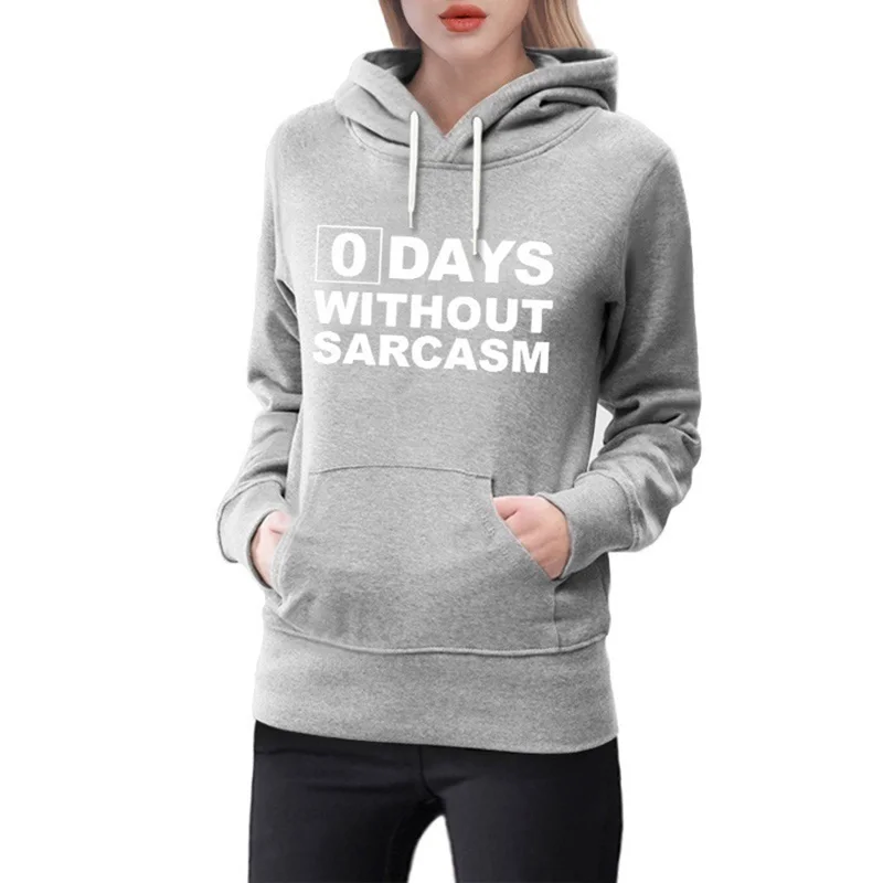 Casual Fleece Fitness Hoodies Women Hip Hop Skateboarding Hoodies Letters Print Harajuku Sportswear Long Sleeve Hooded Tracksuit - Цвет: grey