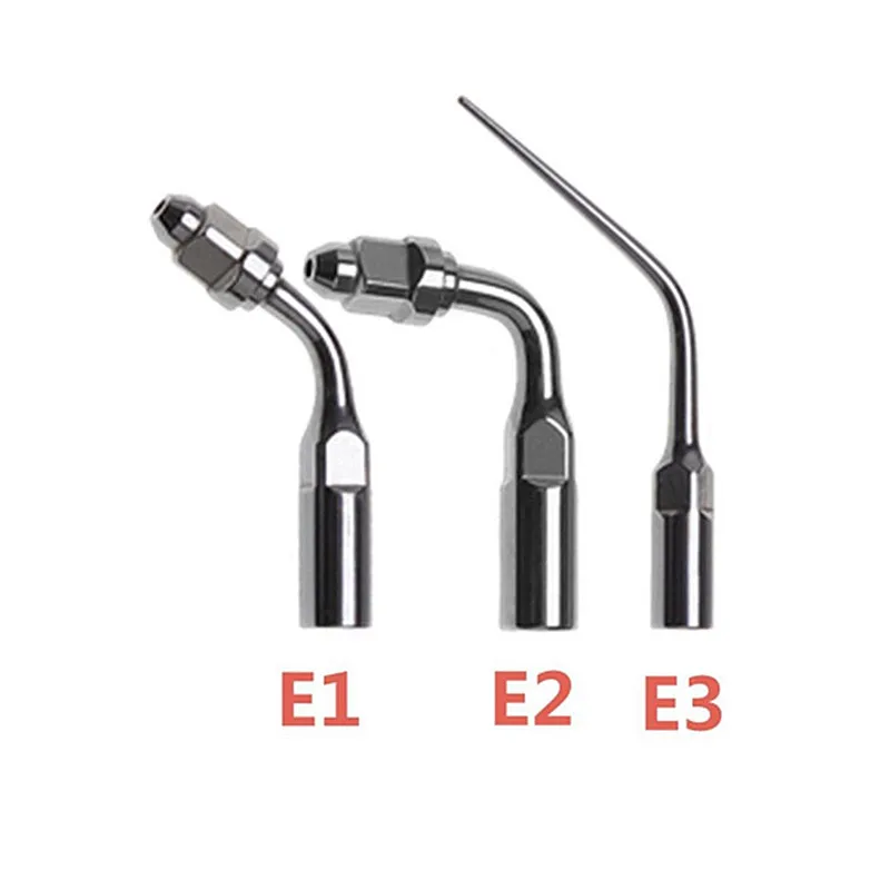 3PCS Dental Endo Tips E1 E2 E3 Ultrasonic Scaler Endo Tips For EMS E1