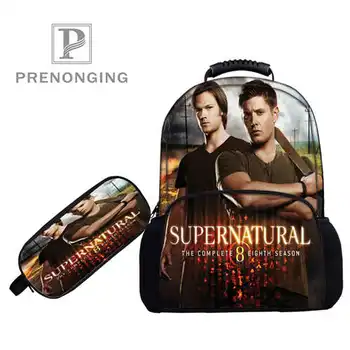 

Custom 17inch Supernatural Backpacks Pen Bags 3D Printing School Women Men Travel Bags Boys Girls Book Computers Bag#1031-10-6