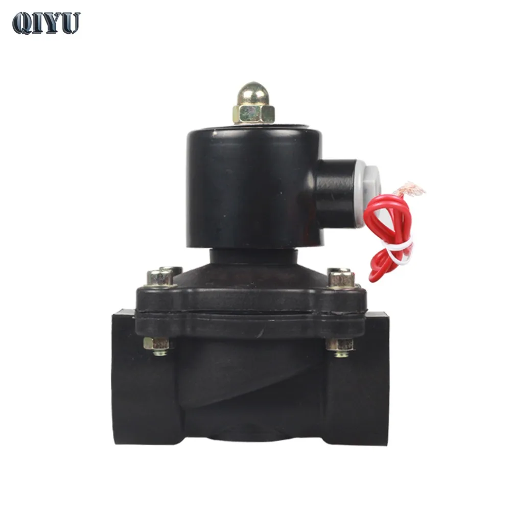 

DN25 G1" AC 110V AC 220V DC 12V DC 24V Plastic electric solenoid valve, on-off valve, control valve, corrosion resistance