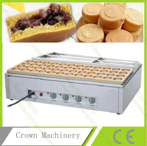 Electric Commercial 48 holes wheel cake machine, ;48 hole electric red