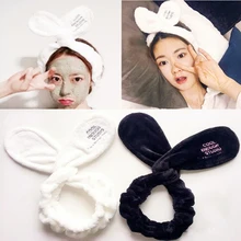 Twistturbante chapéu para mulheres, orelhas de coelho, veludo, macio, toalha, tiara para o cabelo, envoltório, para banho, spa, acessórios para meninas e mulheres