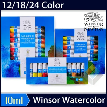 

Watercolor paint 12/18/24 color student beginner painting sketch tube tube transparent watercolor paint Art Supplies