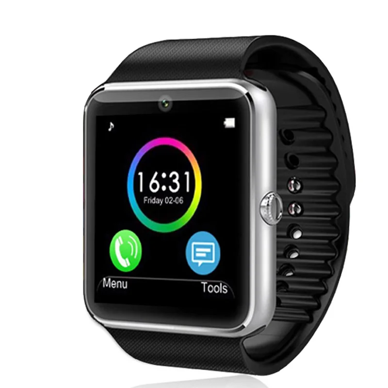 Smart Watch GT08 Bluetooth Health Android Wear Smartwatch Waterproof Mobile Phone Fitness Watches Camera Clock PK DZ09 GV18