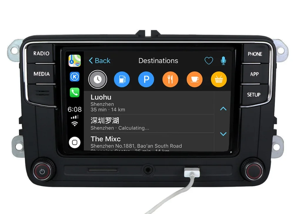 RCD330 Plus RCD330G Carplay R340G Android Auto Car Radio RCD 330G 6RF 035 187E For VW Golf 5 6 Jetta MK6 CC Tiguan Passat Polo