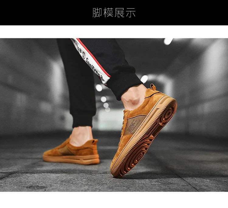 Luxury Brand Men Shoes real Leather Casual brown Shoes Mens Krasovki Spring Autumn Lace Up Men Tenis Fashion Sneakers