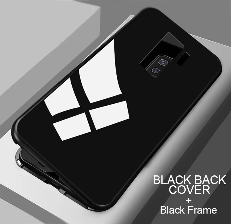 Artisome Magnetic Adsorption Case For Samsung Galaxy S9 S8 Plus Case For Samsung Note 8 Magnet Metal Tempered Glass Back Cover   (19)