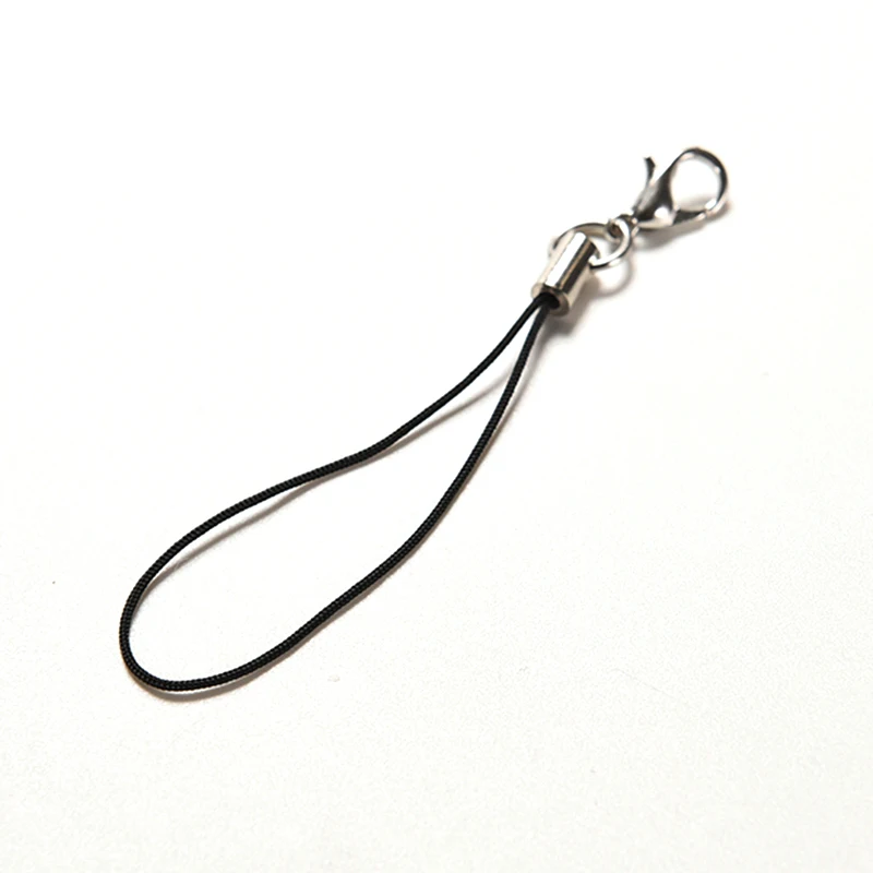 

100 PCS Lanyard Lariat Strap Cords Lobster Clasp Rope Keychains Keyring Hooks Mobile Set Charms Keyring Jewelry Findings Kit
