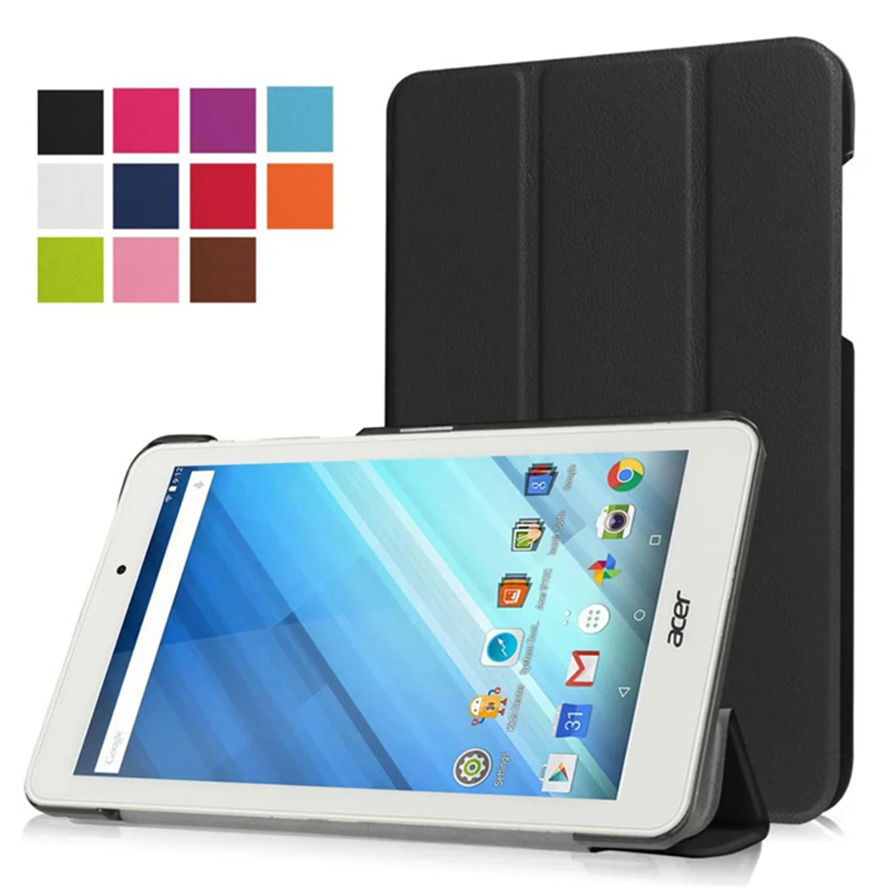 

Protective Leather Cover Stand Case Magnet Cover Case For 2016 Acer Iconia One 8 B1-850 8 Inch Tablet Case