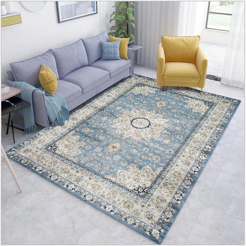 

AOVOLL Classic European Style Carpets Carpets For Living Room Luxury Simple Rectangular Mats Carpet Kids Room Bedroom Rugs
