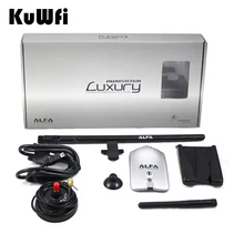 Alfa Wifi USB Adaptador 150 Mbps RT3070L Chipset de Alta Potencia de 2 + 8dBi Antena Wifi Tarjeta de Red de Escritorio de Interior Receptor Wifi