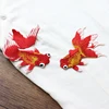 AHYONNIEX Brand Black Golden Red Fish Embroidered Patches Sewing Stickers for Clothing Applique Diy Accessories ► Photo 2/6