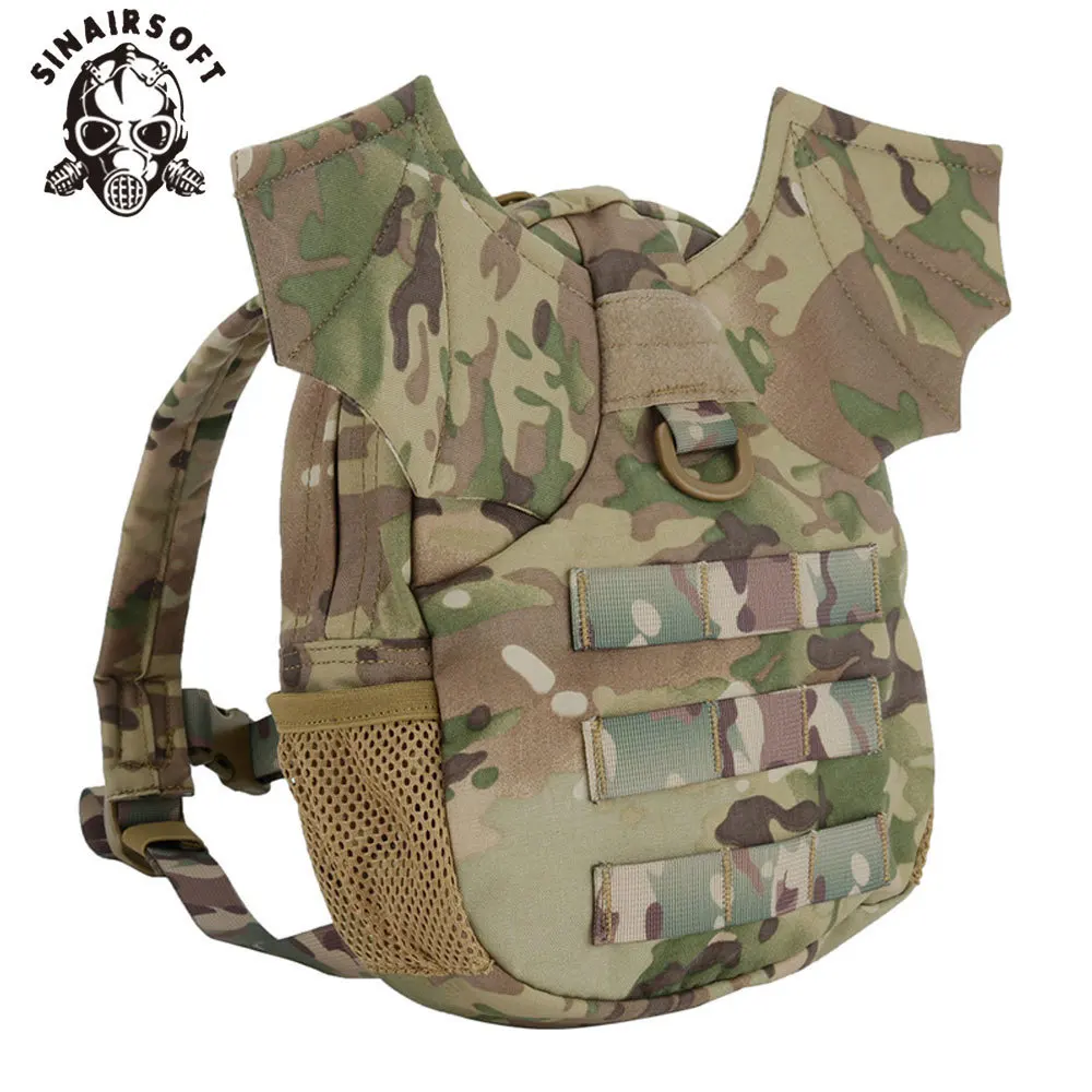 

SINAIRSOFT Small Demon Little Devil Imp Ageha Cross Backpack for Little Girls Kids Camouflage Paintball Airsoft Game 1000D Nylon