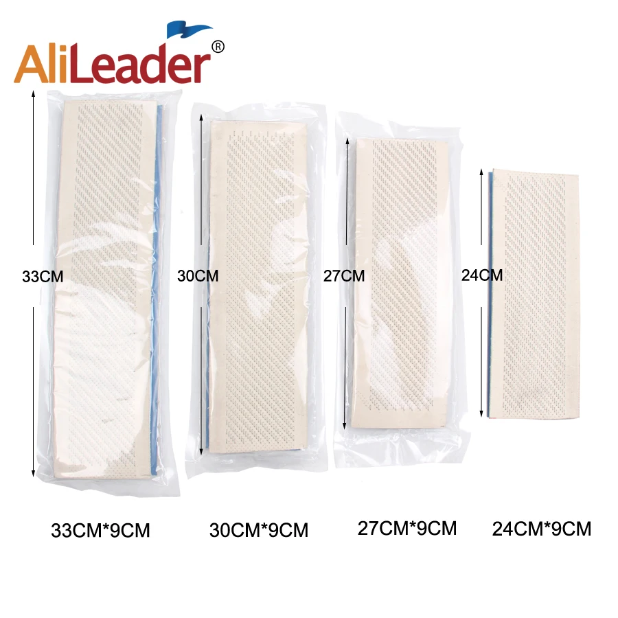 Alileader Hair Drawing Mat for Bulk Brazilian Indian Extension Hackle Styling Tools 33cm*9cm/30cm*9cm/27cm*9cm/24cm*9cm