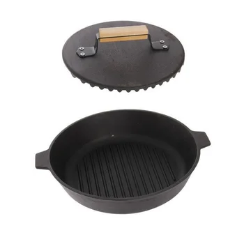 

Сковорода-гриль Камская посуда, 28 см, с крышкой