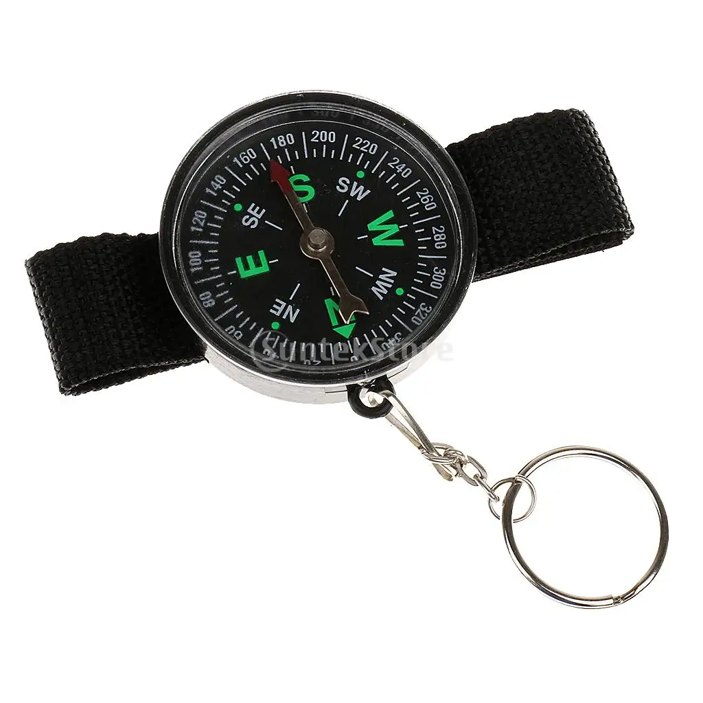 Wristwatch Belt Watch Strap Compass Derection Survival Watchband for