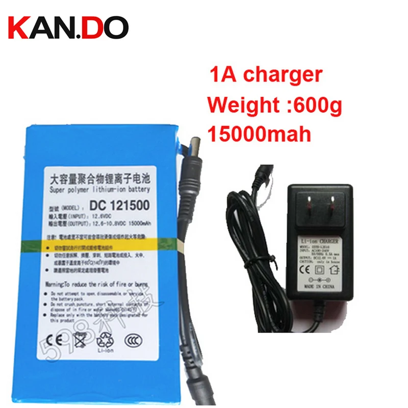 4pcs,real 15000 Mah 5A output DC 12V lithium battery pack,w/12.6V 1A charger polymer lithium battery pack 12V li-ion battery 4pcs,real 15000 Mah 5A output DC 12V lithium battery pack,w/12.6V 1A charger polymer lithium battery pack 12V li-ion battery