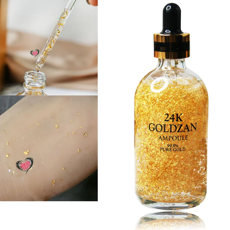 24k Goldzan Ampoule 100ml Made in KOREA Cosmetic description image 3