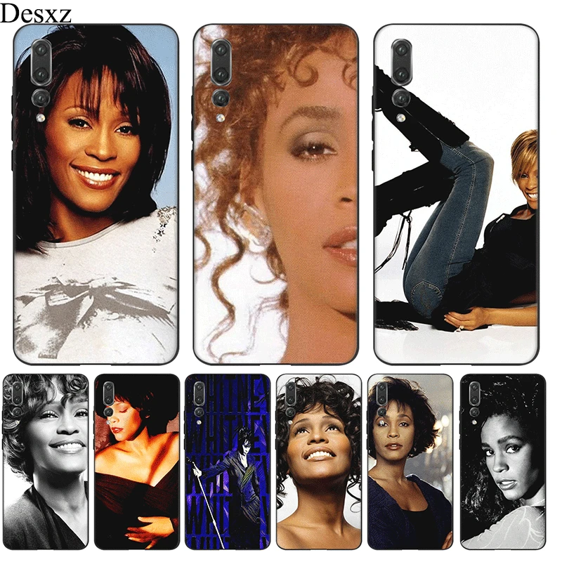

Phone Case Cover Singer Whitney Houston For Huawei P8 P9 P10 P20 P Smart Lite Pro MINI 2015 2016 2017 Protection