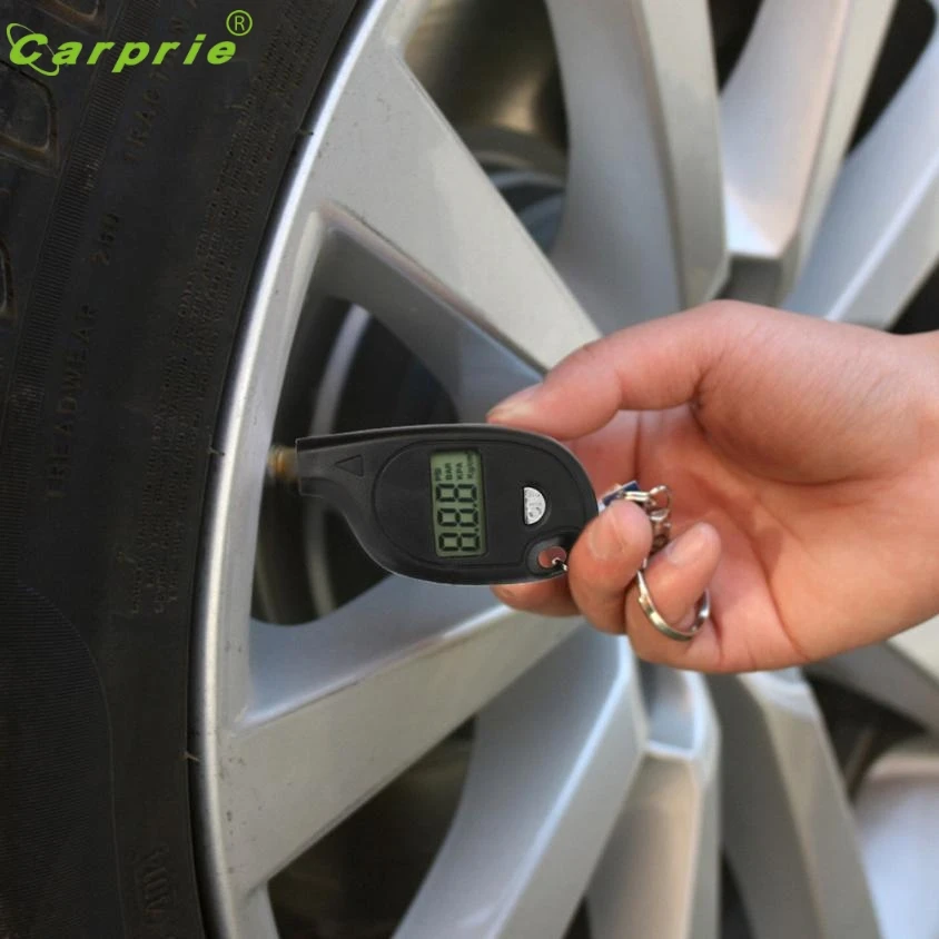 Prix pour Jolie Portable Keychain LCD Digital Tire Tyr Air Pressure Gauge Car Auto Outils or140 % Prix pour Jolie Portable Keychain LCD Digital Tire Tyr Air Pressure Gauge Car Auto Outils or140 %