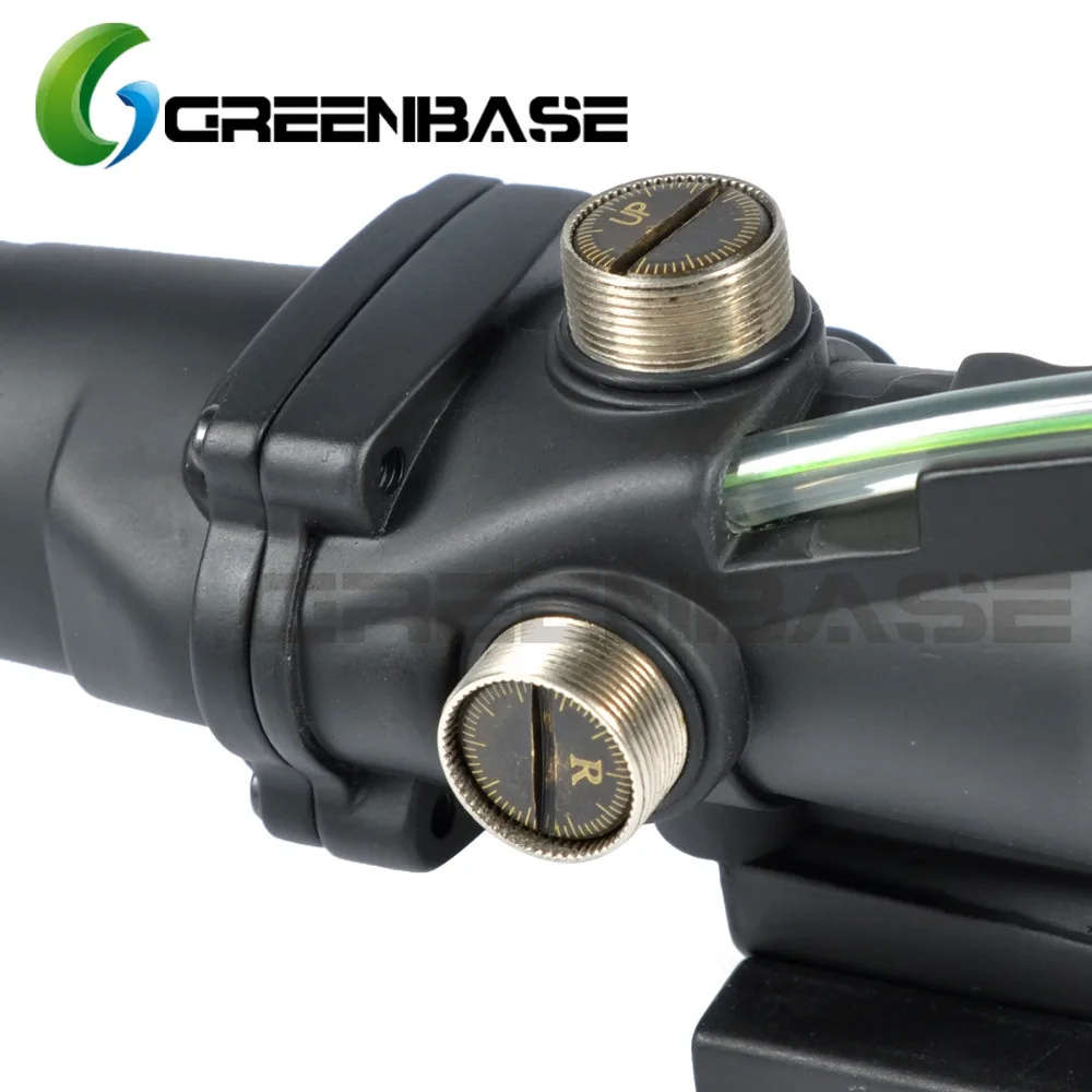 Greenbase ACOG 4x32G Подсветкой Crosshair 223 Баллистических Сетка Тактический Прицел Для m16