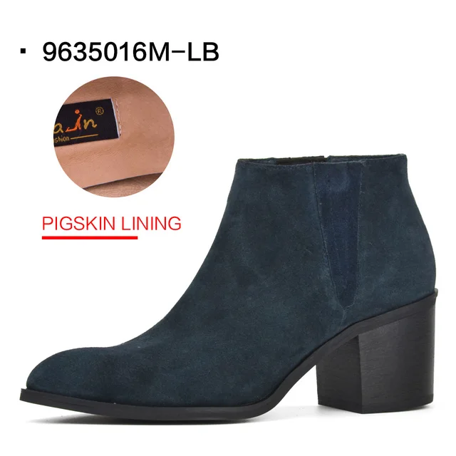 Clearance Sale Donna in Ankle Boots For Women Genuine Leather High Heel