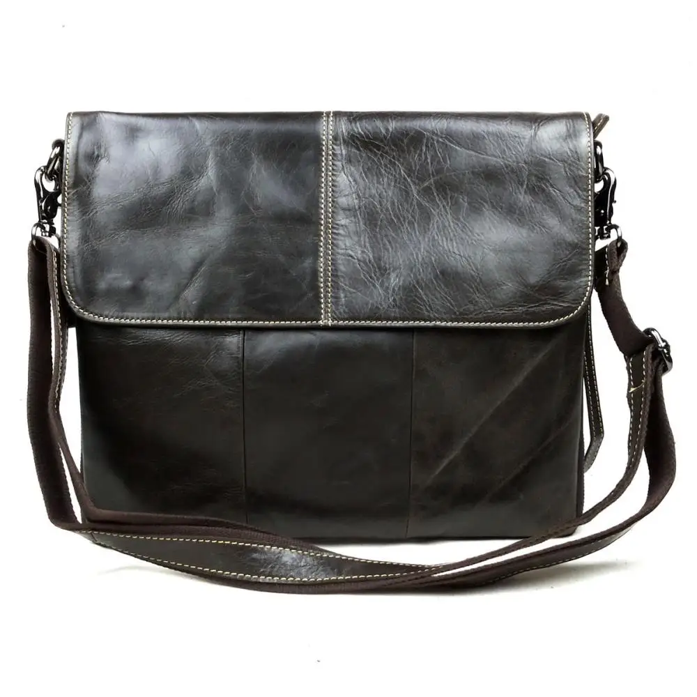 

First layer of cowhide genuine leather men bag shoulder bag messenger bag clutch casual ultrathin flat computer bag laptop